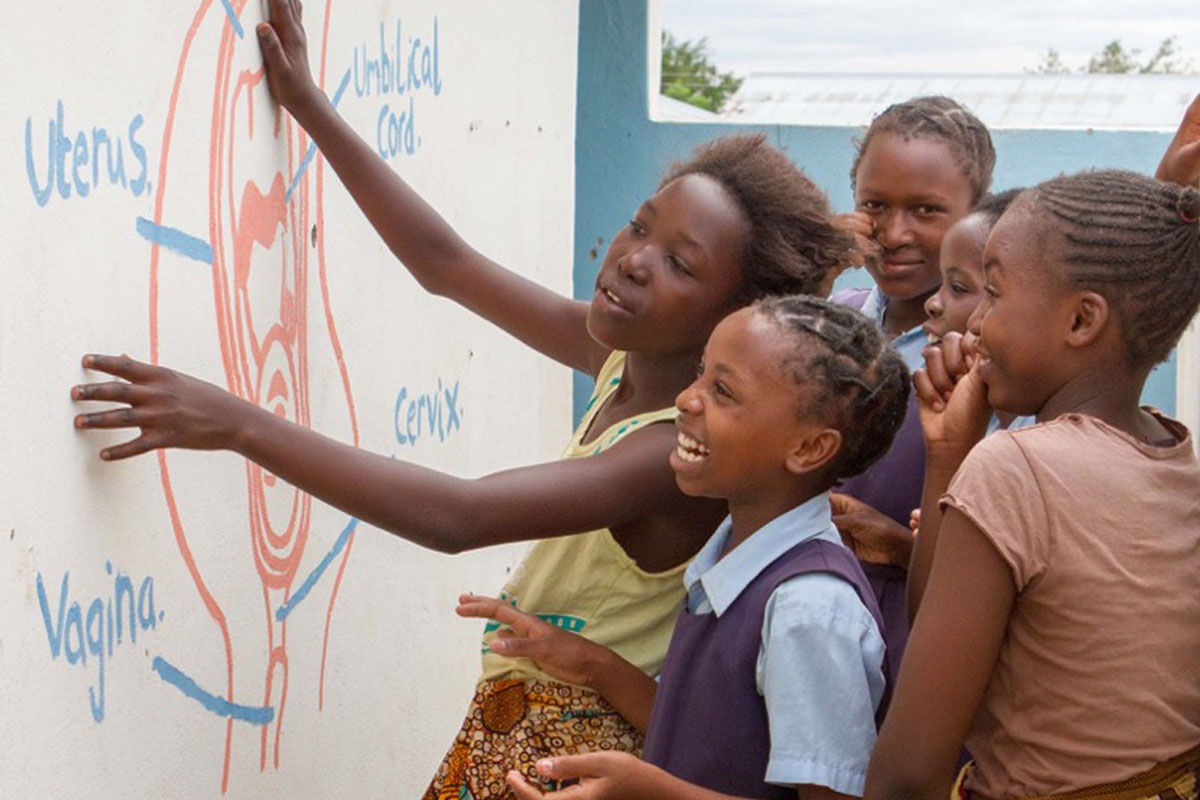 The Egmont Trust helps people affected by HIV and AIDs. By focusing on education they enhance girls’ confidence and financial independence. Project image
